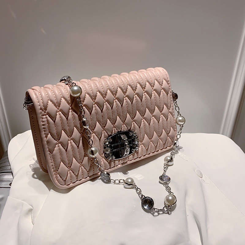 Túi Xách Nữ 👜 Túi đính đá ngọc VIP cao cấp T112❤️FREESHIP❤️ Giảm ngay 10k khi nhập [DORIS]