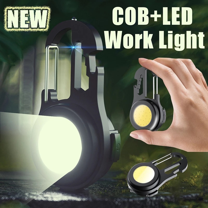 Đèn Pin Mini COB Bỏ Túi Chống Nước Đa Năng Có Thể Sạc Lại Bằng Cổng USB Dùng Cho Hoạt Động Ngoài Trời