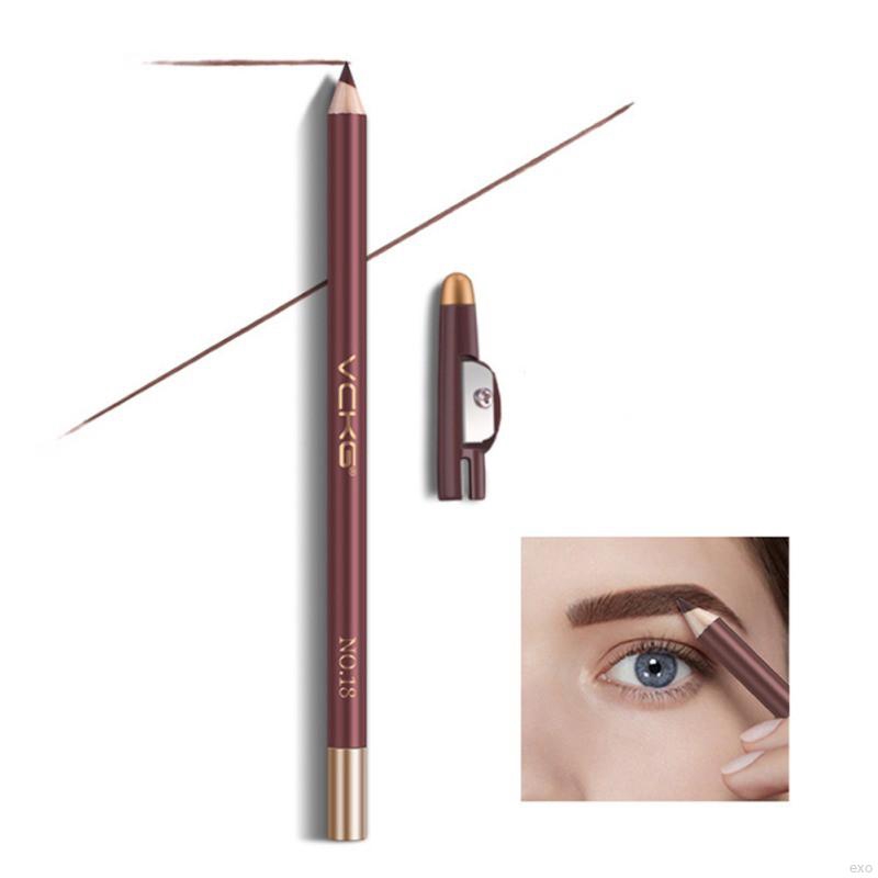 [Hàng mới về] Bút kẻ chân mày kèm đồ gọt bút tiện dụng dễ sử dụng | BigBuy360 - bigbuy360.vn