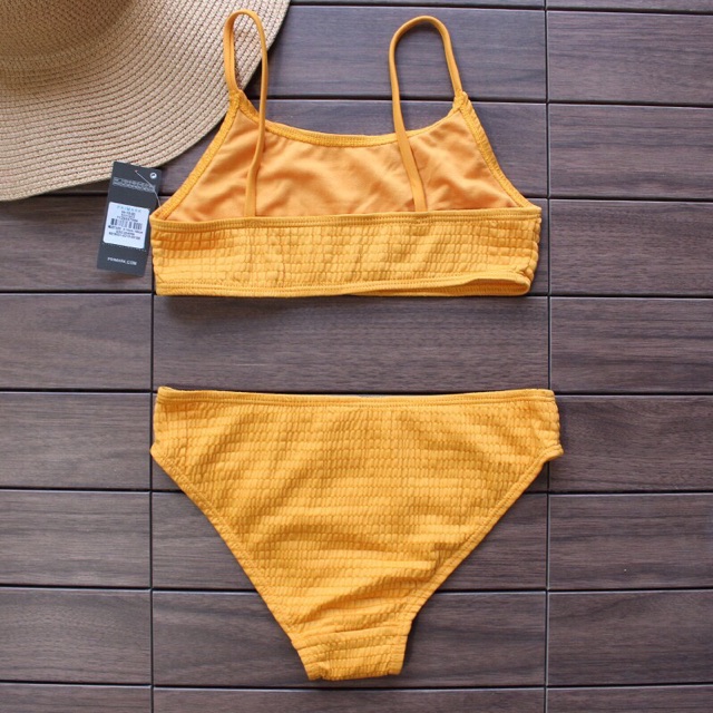 [Mã FAMAYFA2 giảm 10K đơn 50K] Bikini vàng mustard