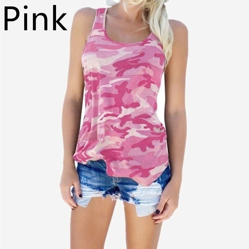 Áo tank top không tay Hoạ Tiết Lính Thiết Kế Hợp Thời Trang Cho Nữ | BigBuy360 - bigbuy360.vn