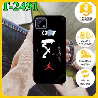 Ốp lưng nhám chống sốc dành cho Realme C25, C25s, C12 in hình nhiều mẫu phần F