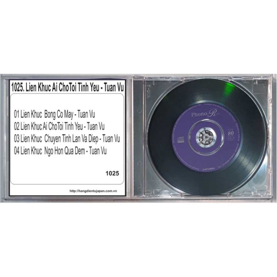 Bộ 8 CD ca sĩ Tuấn Vũ