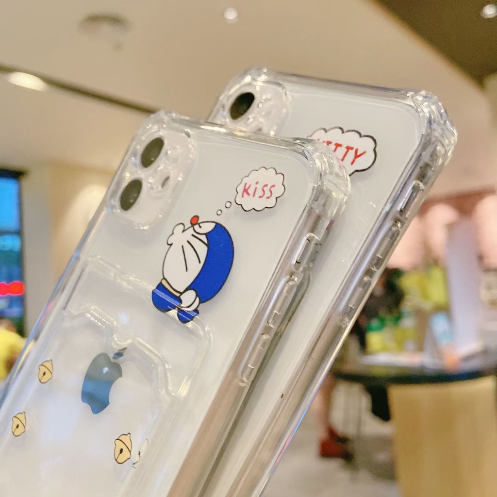 Transparent Print Cellular Dolai A Dream Hello Kitty Card Case Waterproof Silicone Case iPhone 7 7P 8 8P X XR Xs Max 11 Pro Max Max 12 Pro Max