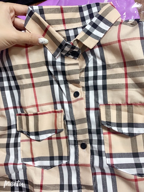 Áo sơ mi bbr có túi