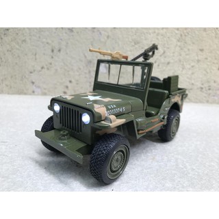 Mô hình xe Quân sự JEEP Willys 1:32