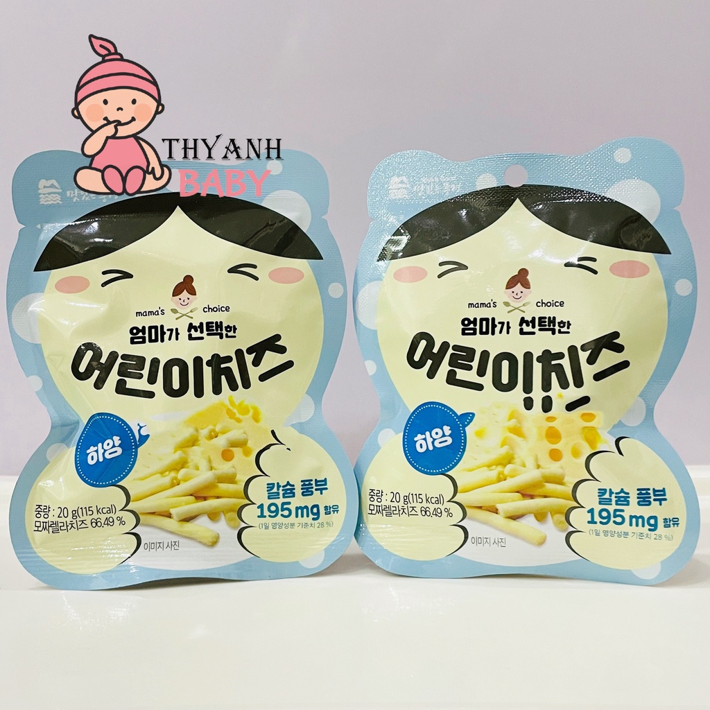 Phô mai Mom’s Choice Sấy Lạnh Hình Que Cho Bé Từ 8m+