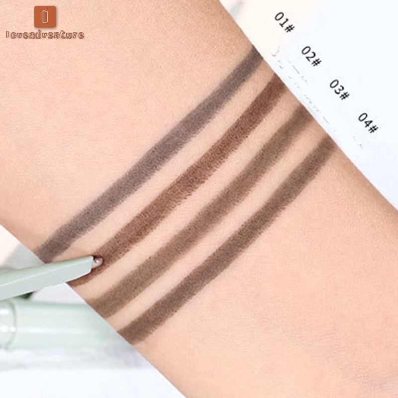 LV△ Double-end Eyebrow Pencil Waterproof Long Lasting No Fading Eyebrow Pen Brush Cosmetics | BigBuy360 - bigbuy360.vn