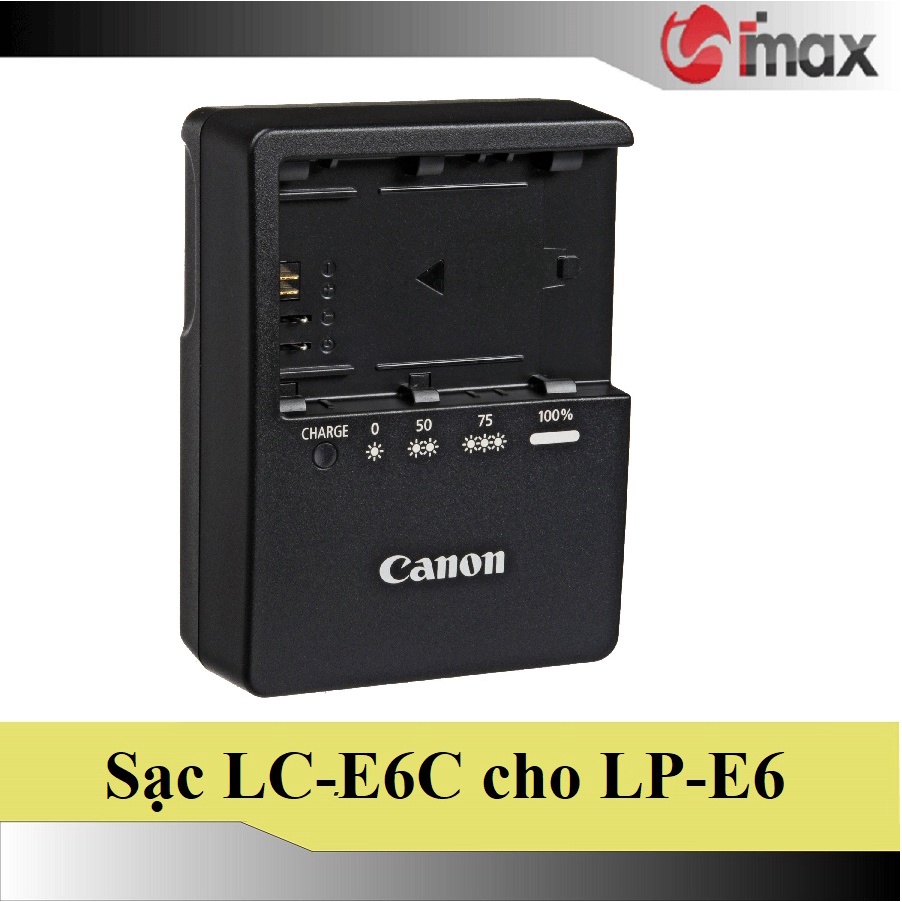 Sạc máy ảnh Canon LC-E6E (cho pin LP-E6) - Hàng nhập khẩu