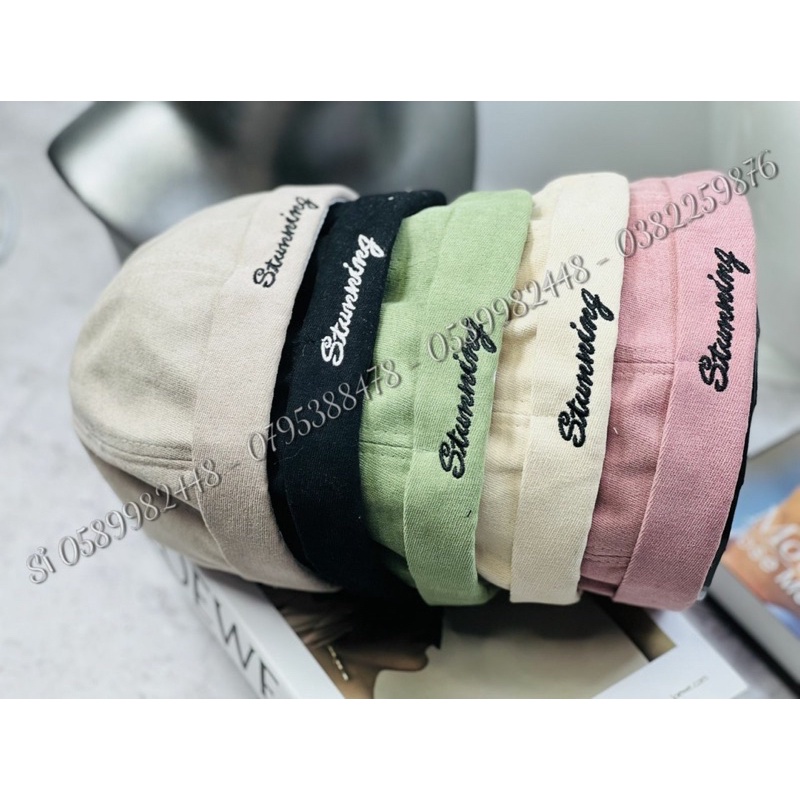 Mũ không vành bằng cotton phong cách hiphop có thể điều chỉnh