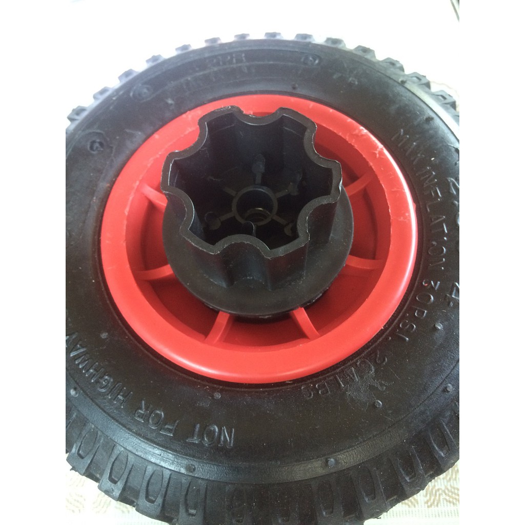 Khớp nối liên bánh xe và động cơ ô tô xe điện trẻ em đầu 6 hoa banh hoi lắp với động cơ và đầu 8 hoa lắp với bánh hơi