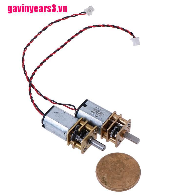 [GAV3]DC 3V-6V 5V 55rpm reduction gearbox slow speed micro n20 full metal gear motor