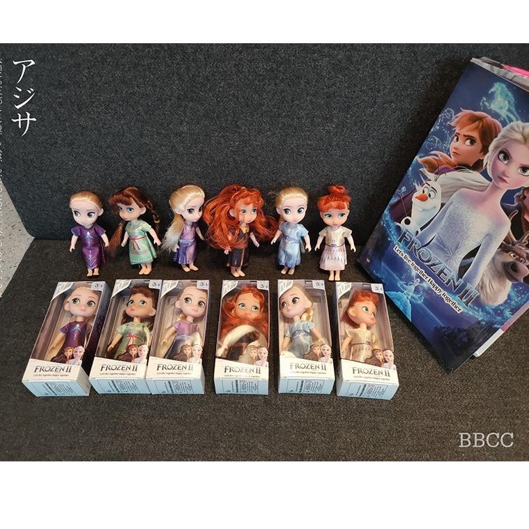 Bộ 6 Búp Bê Công Chúa Elsa Và Anna Trong Frozen