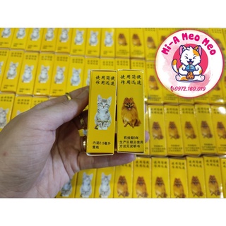 Nhỏ gáy trị Ve Rận chó và Mèo