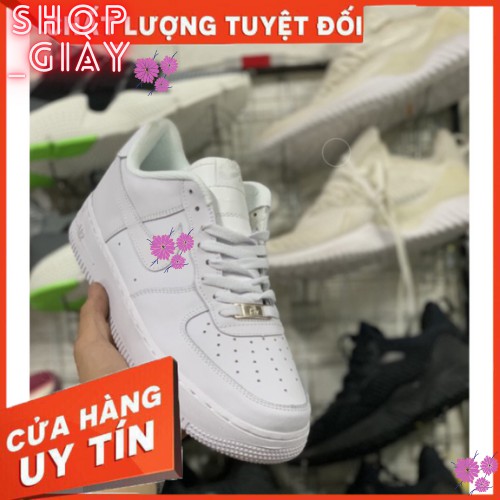 🔴[Freeship + BOX + BIll]🔴 Giày Thể Thao Sneakers Màu Trắng Tinh , Nike Trắng , Giày Af1 , Giày SNEAKER Đẹp mê muội