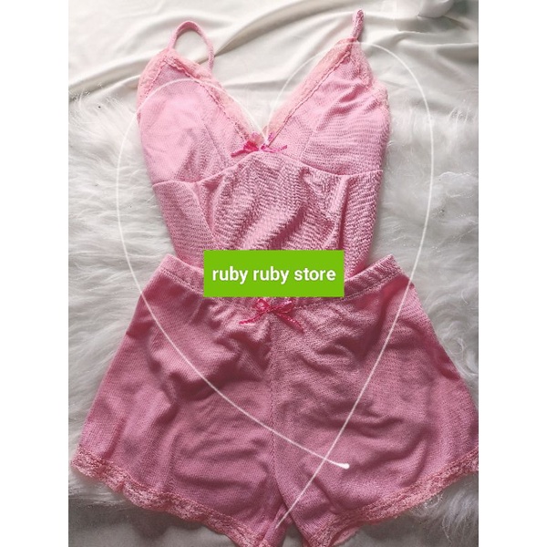 ĐỒ NGỦ ĐÙI PHỐI REN NƠ XINH CỰC HOT ĐỦ MÀU FREE SIZE #ut03040