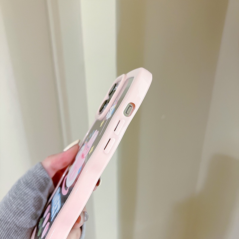 Ốp Lưng Bảo Vệ Apple iPhone Tráng Gương Màu Hồng 14131211 Ốp Điện Thoại mini Xinh Xắn Dành Cho Iphone promax XS XR xsmax se2020 678plus
