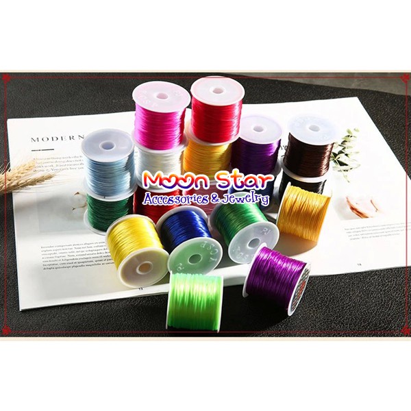 Dây cước chỉ chun tơ co giãn dùng xỏ vòng tay xâu hạt xâu vòng - moon shop | BigBuy360 - bigbuy360.vn