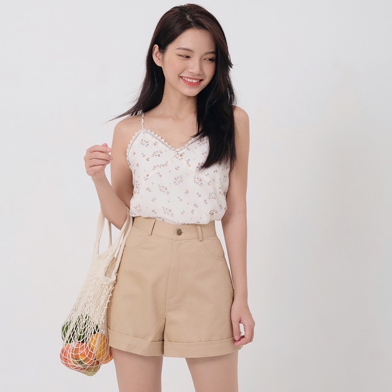Áo dây phối ren Elly clothing