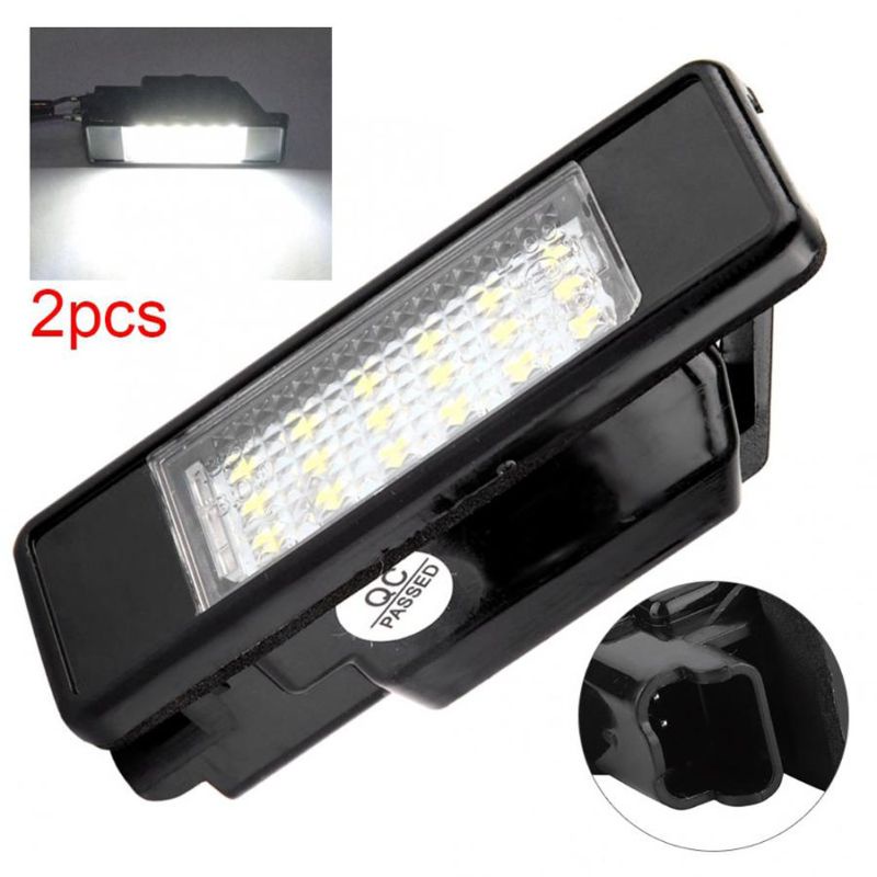 Set 2 Đèn LED Chiếu Biển Số Xe Ô Tô Citroen C2 C3 C4 C5 C6 DS3