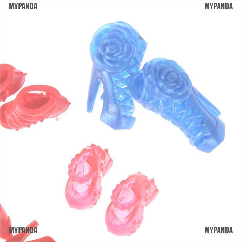 Set 12 đôi giày cao gót sành điệu độc đáo cho búp bê