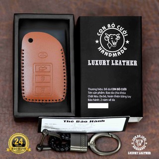 [Da Thật] Bao Da Chìa Khóa TOYOTA Vios G 2019- 2020, Yaris.Da Bò Nhập Khẩu ITALIA, Khắc Tên + Số ĐT Chủ Xe.Bảo hành 2năm