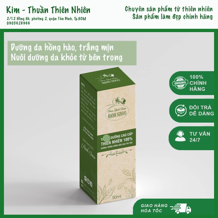 Dưỡng da cao cấp sau tái tạo Hạnh Sinoo - Dưỡng da trắng hồng, nuôi dưỡng da khỏe đẹp - Handmade by Hạnh Sinoo