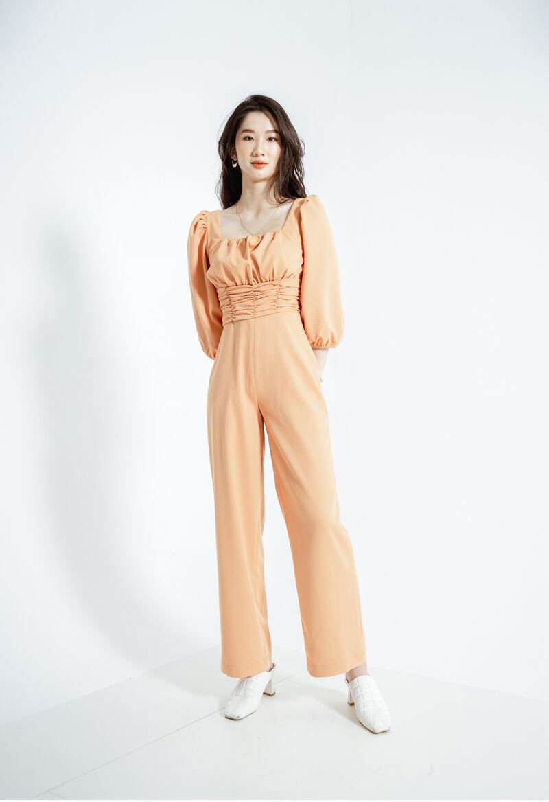 Jump cổ U nhún ngực eo C542 CCHAT