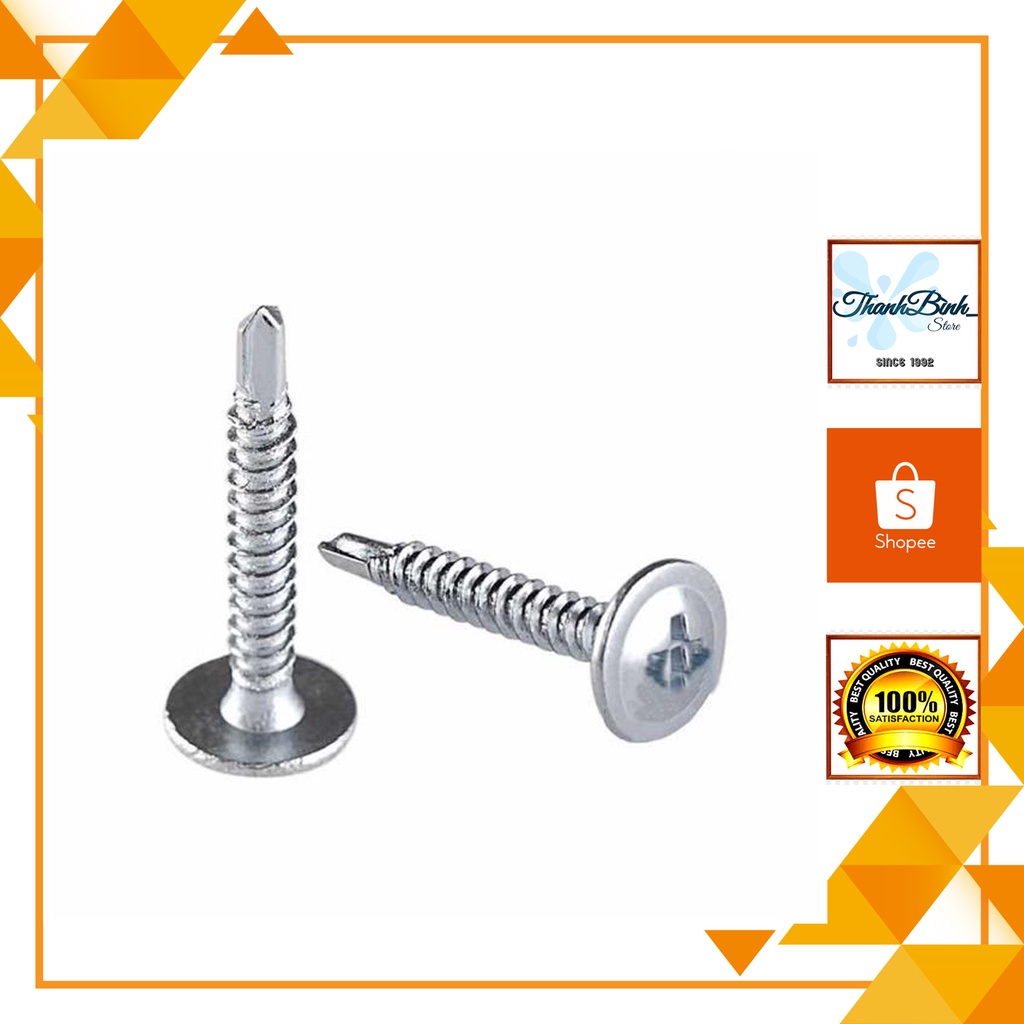 < 100 GRAM > VÍT INOX 410 TỰ KHOAN ĐẦU DÙ