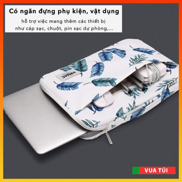 Túi đựng Macbook, Laptop Chống Sốc 360 độ - KINMAC Mẫu Lông Vũ Kích Thước 13/14/15/15.6 Inch