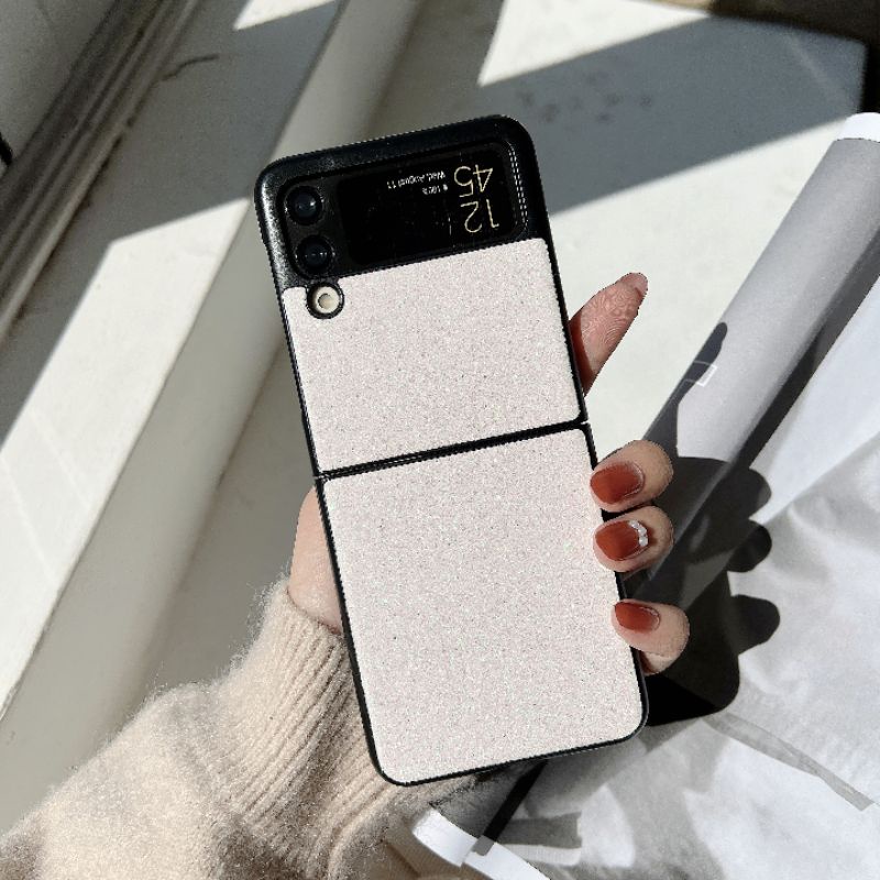 [HÀNGSẴN] Ốp Samsung Z Flip 3/Z Flip 4 nhũ lấp lánh có 3 màu để lựa chọn ZFlip3 /ZFlip4 /Z Flip3/Z Flip4