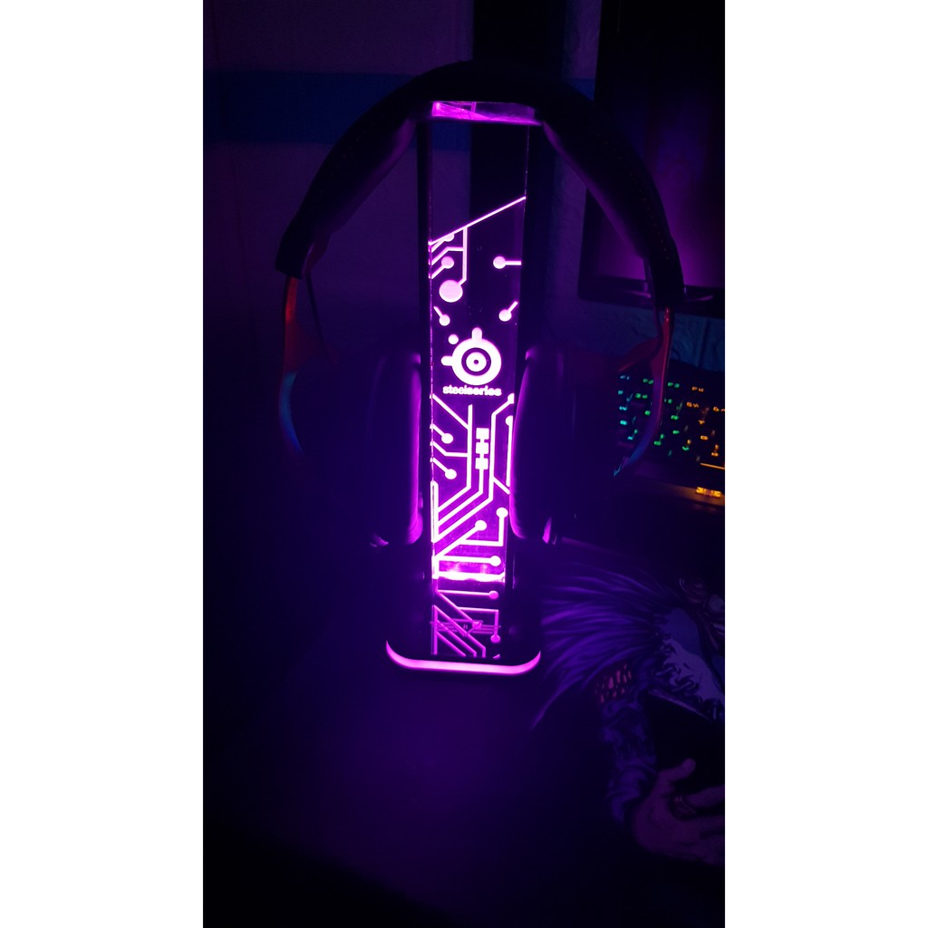 Giá treo tai nghe Led RGB ReLIFE Logo Steelseries