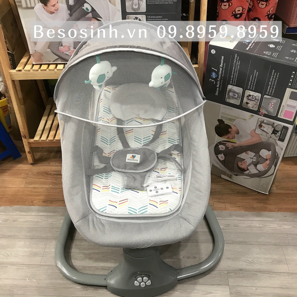 Nôi ru ngủ cho bé Mastela 8104 8106