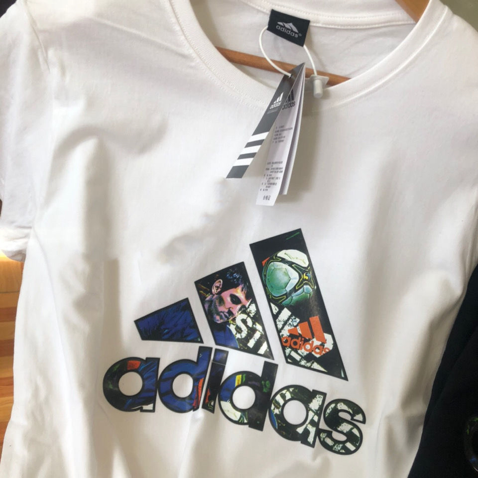 Áo Thun Adidas Tay Ngắn 100% Cotton Thời Trang Cho Nam Nữ