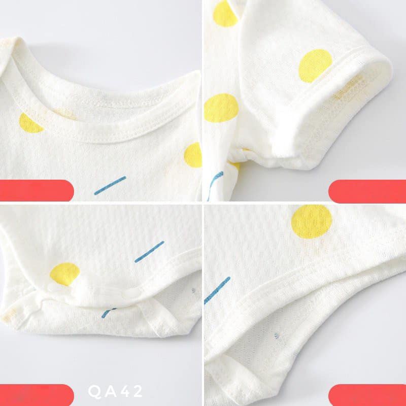 Bộ body cộc tay cotton họa tiết - QA42