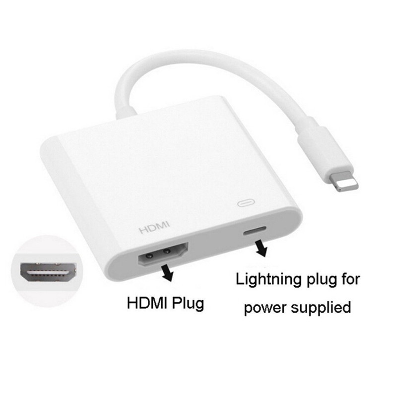[IN2VN]Lightning Digital AV Adapter 8Pin Lightning to HDMI Cable for iPhone 8 7 X iPad