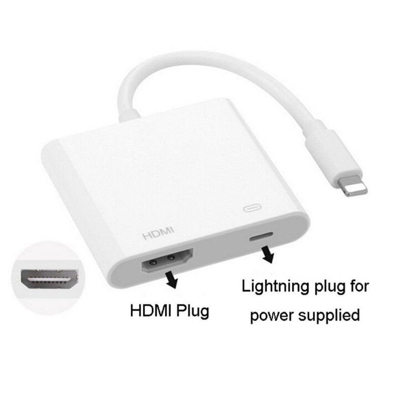 Cáp Chuyển Đổi 8-pin Sang Hdmi Cho Iphone 8 7 X Apple