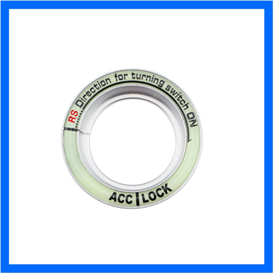 Vòng trang trí ổ cắm chìa khóa xe hơi nhiều màu sắc cho Ford Focus Everest Ranger Kuga 2012-2018 2019