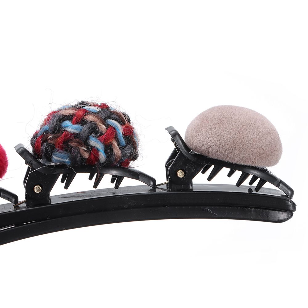 Kẹp tóc thiết kế kiểu bện nhiều màu sắc phong cách retro dành cho nữ XIANSTORE