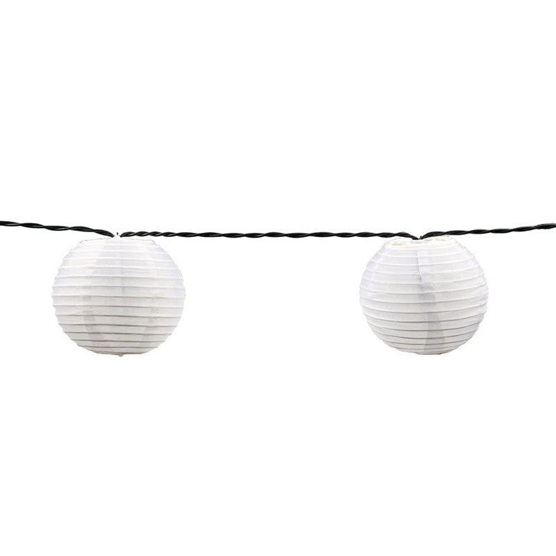 Đèn Lồng 30 LED Sử Dụng Năng Lượng Mặt Trời 6 Metres Ánh Sáng Trắng Ấm Chống Thấm Nước Dùng Trong Nhà / Ngoài Trời