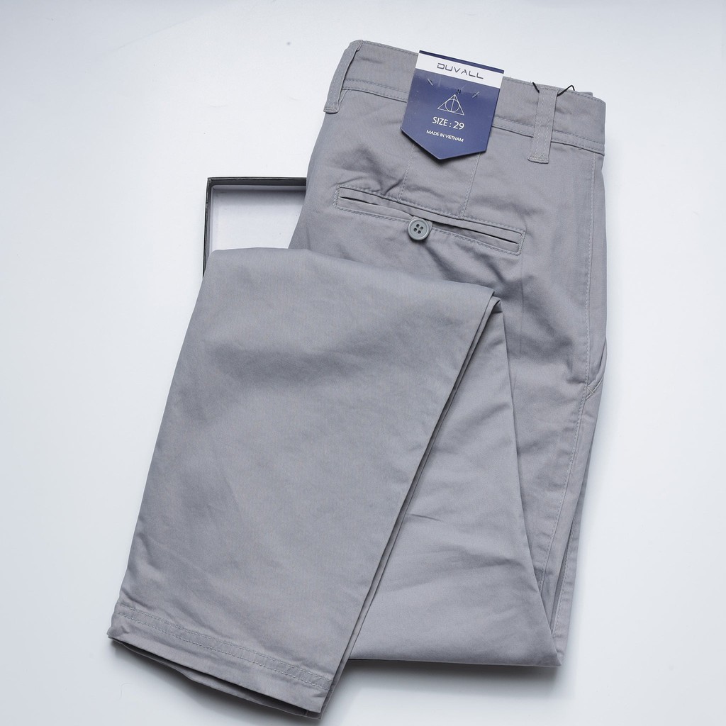 Quần Kaki Basic quốc dân SHIN MÀU GHI_Q01
