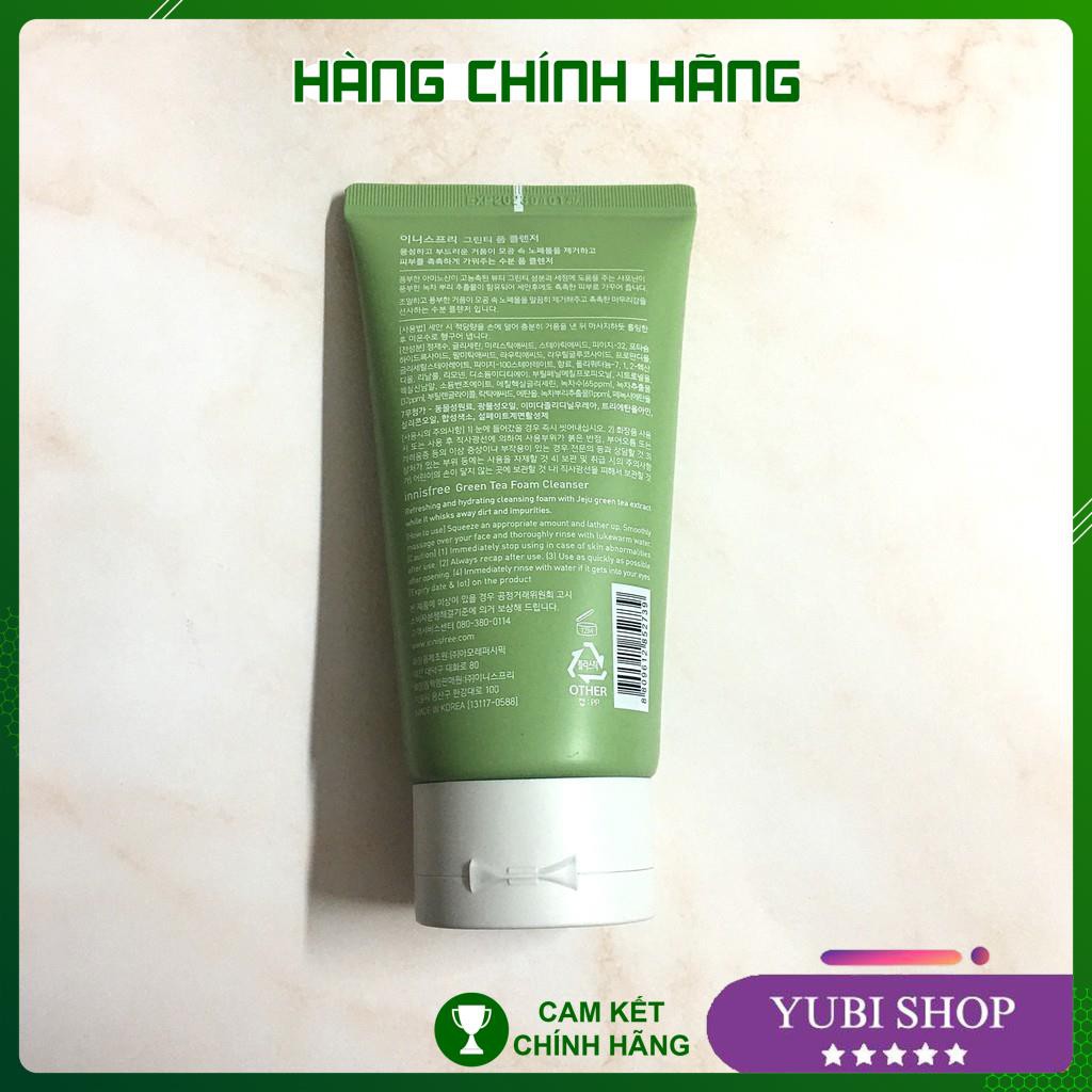 Sữa Rửa Mặt Trà Xanh Innisfree Green Tea Foam Cleanser 150ml - Hàn Quốc Chính Hãng - Sale | BigBuy360 - bigbuy360.vn