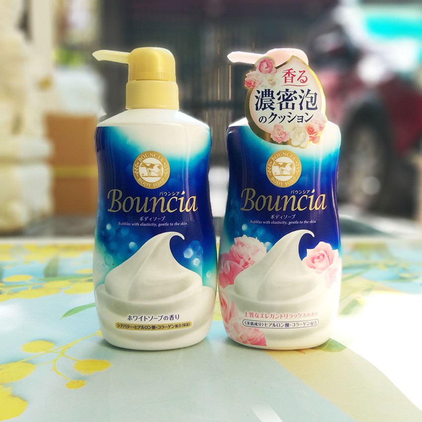 Sữa tắm dưỡng da Bouncia hương hoa 500ml Hàng Nhật Nội Địa - Larva Store