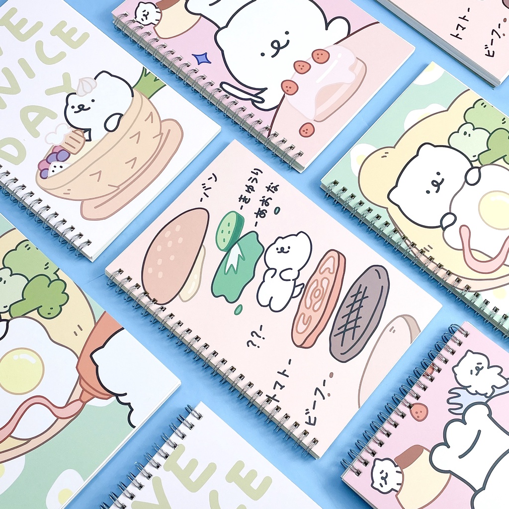 Sổ tay chú gấu dễ thương 2 A5 120 trang Guden_Guden Stationery