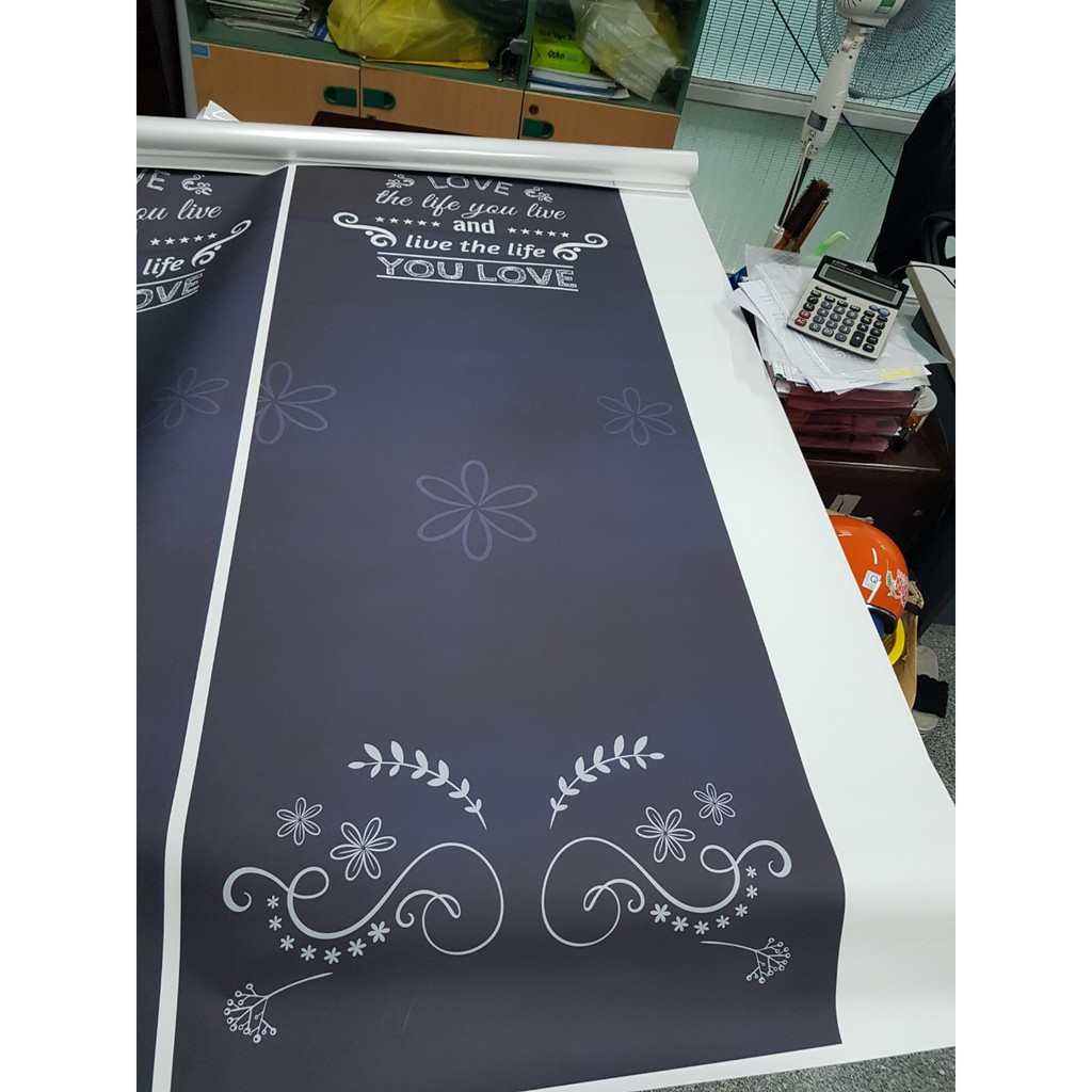 Miếng dán tủ lạnh hình bảng đen không thấm nước siêu bền đẹp - decal dán tủ lạnh cao cấp