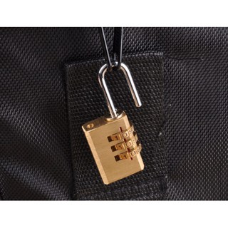 Ổ khóa số mini bằng đồng cho vali, balo,.. chắc chắn