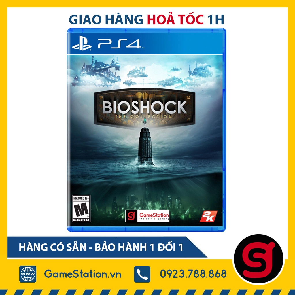 Đĩa Game PS4: BioShock: The Collection - hệ US