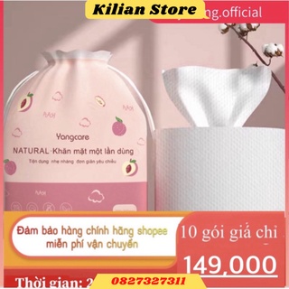 Khăn mặt dùng một lần Yangcare bông mỹ phẩm 311 - Kilian Store