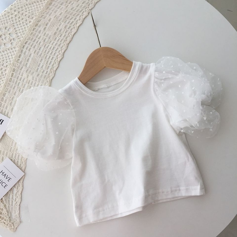 Set Áo Thun Và Chân váy jean Thời Trang Năng Động Cho Bé Gái