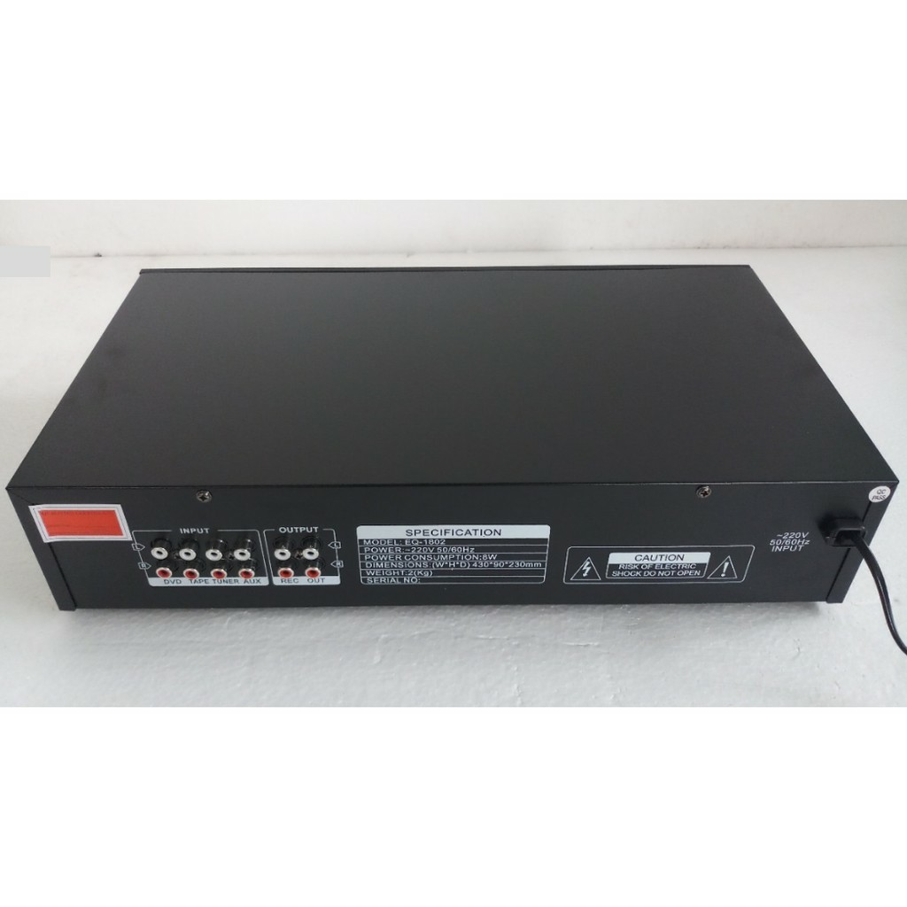 Lọc xì Equalizer Pioneer EQ1802